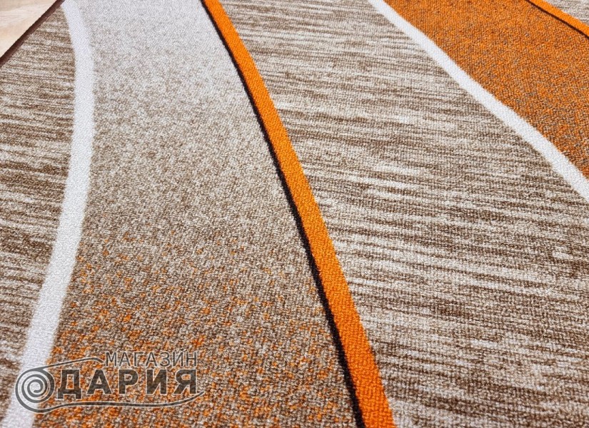 Мокетен килим ERIKA 8012 beige/orange